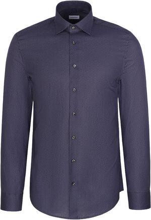 Business shirt Slim 1/1 Kent-Collar Print