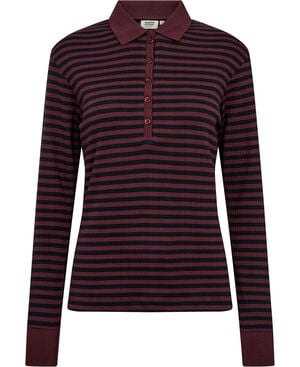 Milla 24 long sleeve polo top - 100% Organic Cotton GOTS