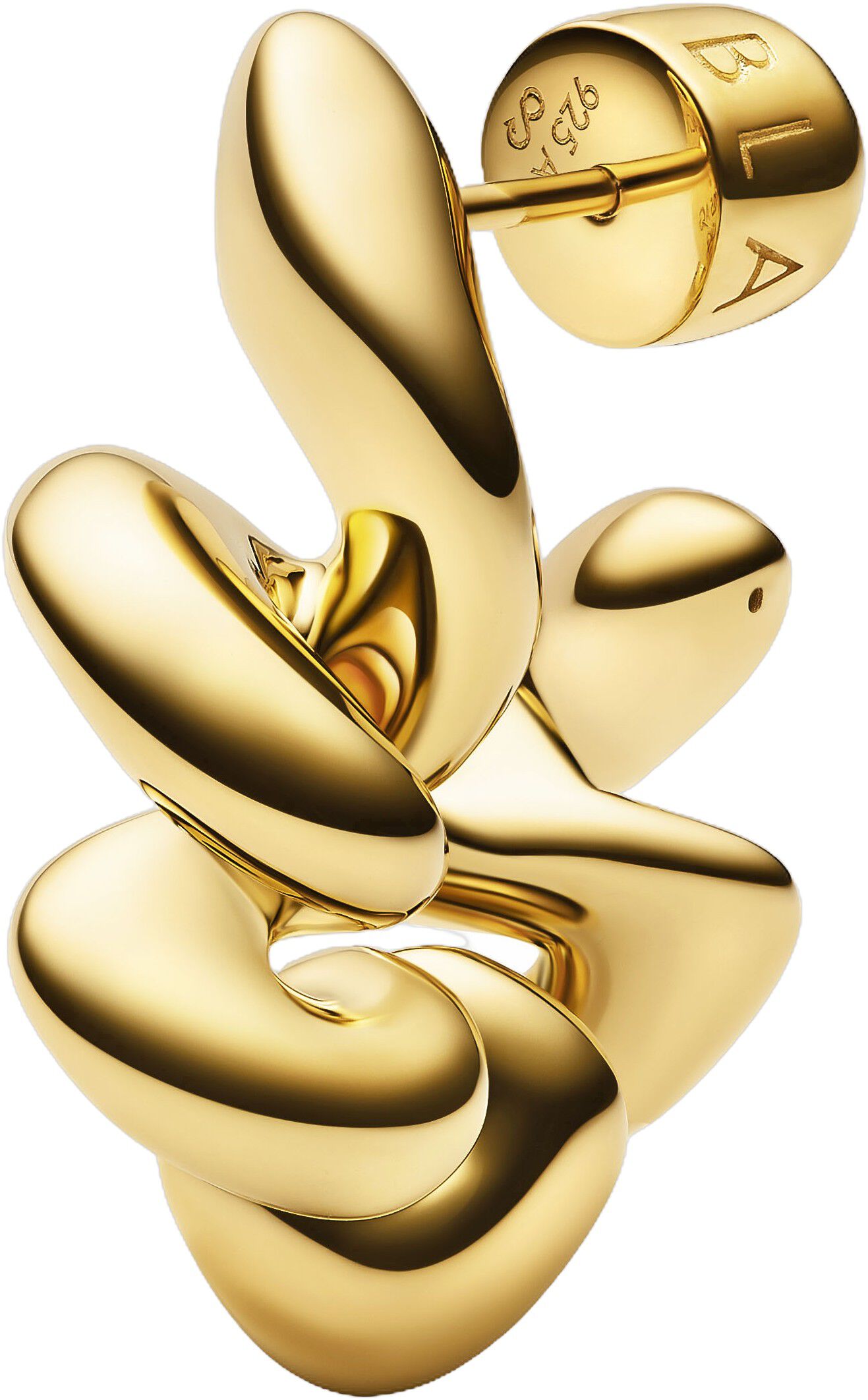 Coil Hoops Medium Gold - PAIR