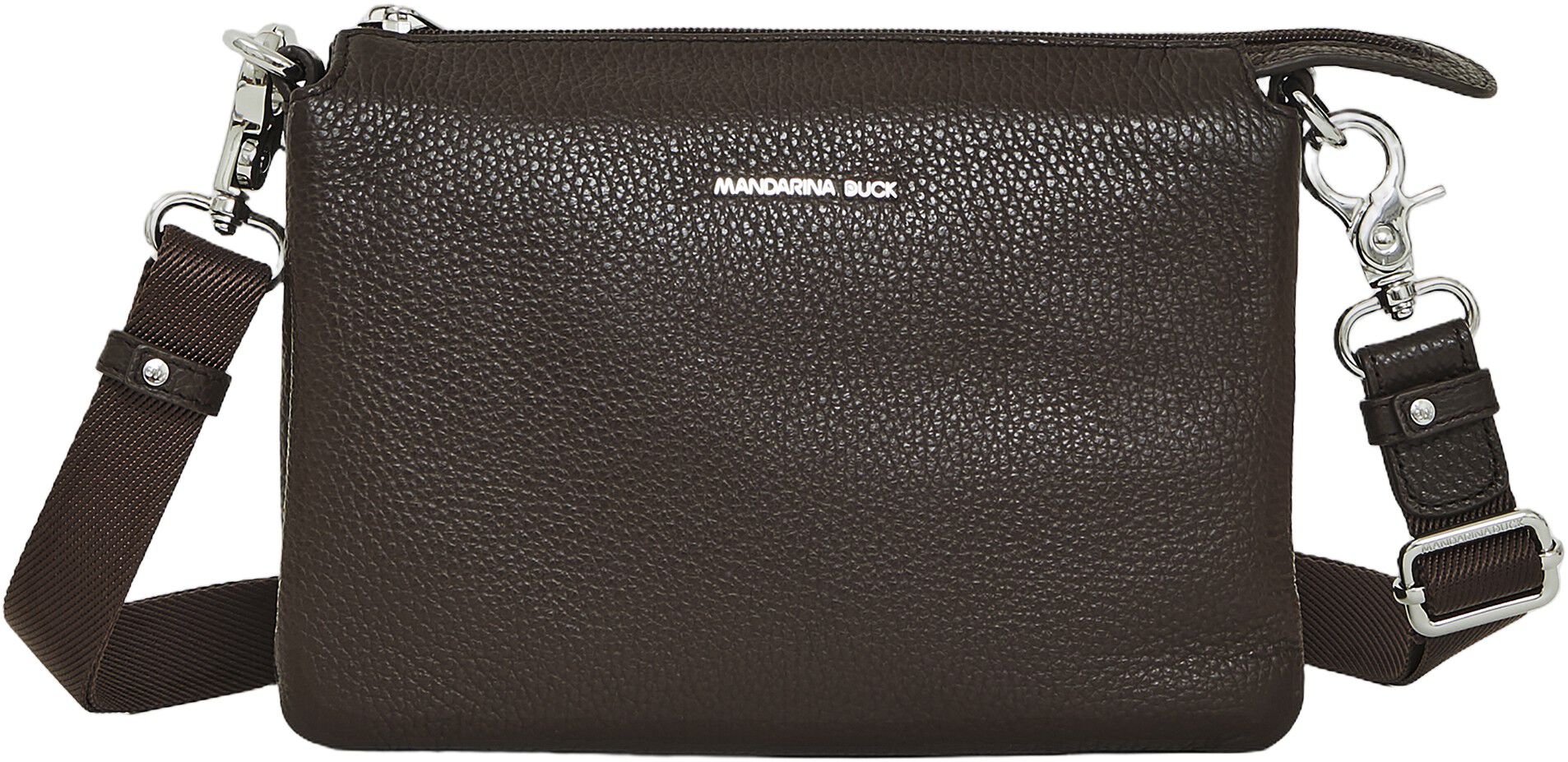 MELLOW LEATHER POCHETTE / ESPRESSO