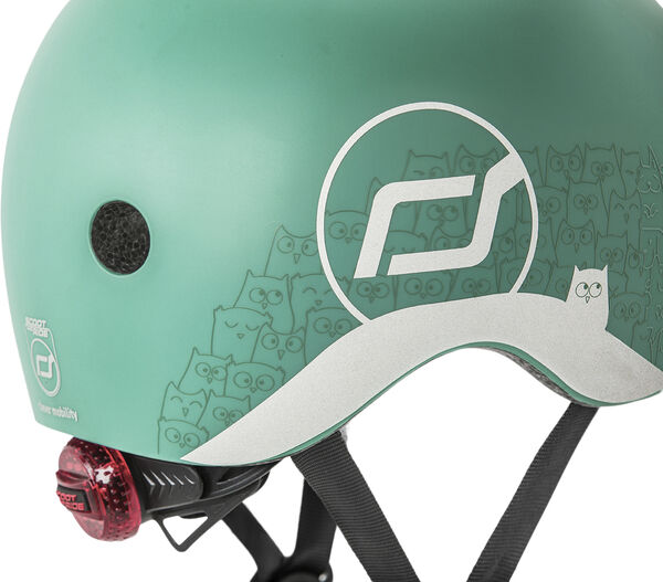 Helmet XXS reflective forest