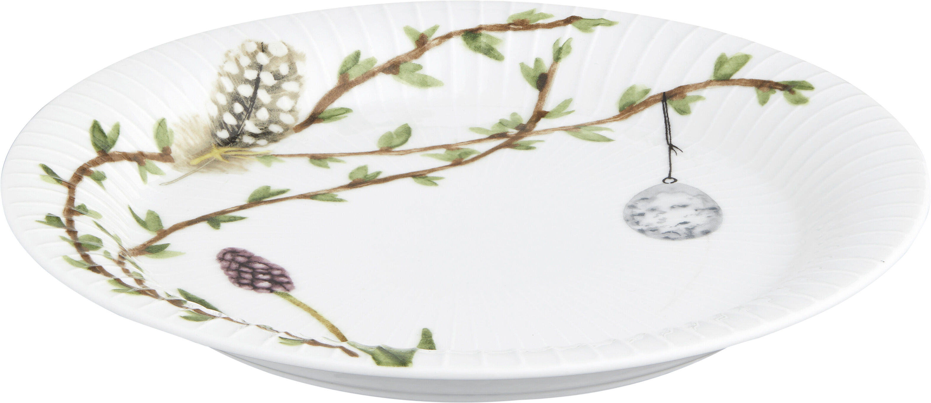 Hammersh&oslash;i Easter Tallerken &Oslash;22 cm hvid med dekoration