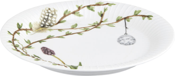 Hammershøi Easter Tallerken Ø22 cm hvid med dekoration