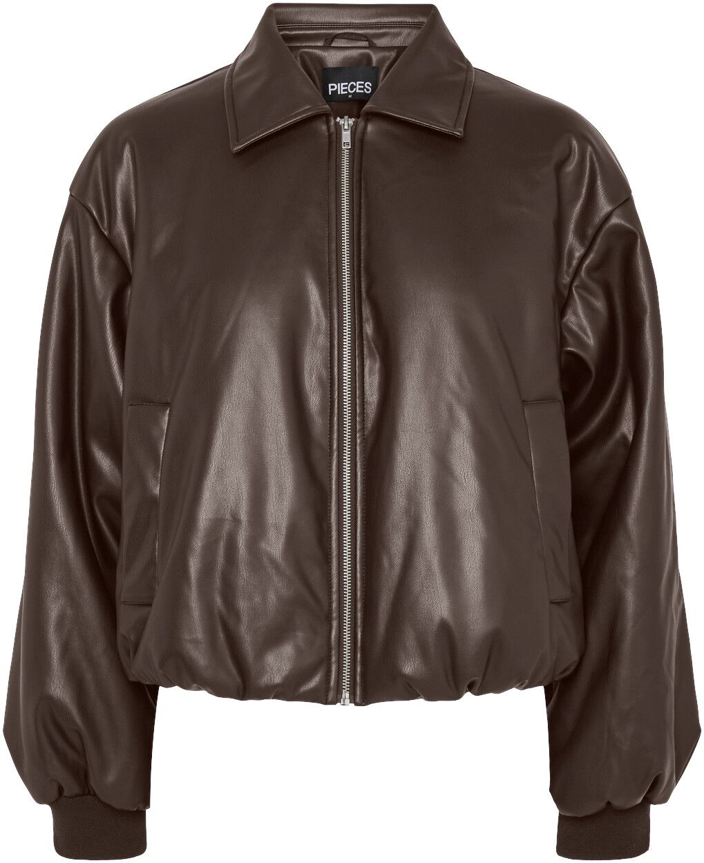 Pclara Padded Coated Bomber Jacket