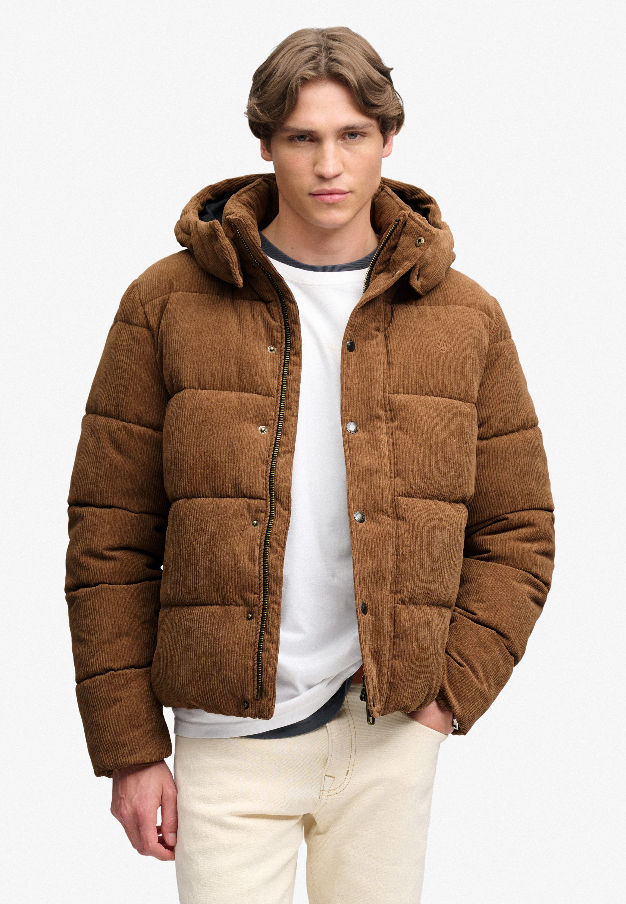 PREMIUM HOOD CORD PUFFER JKT