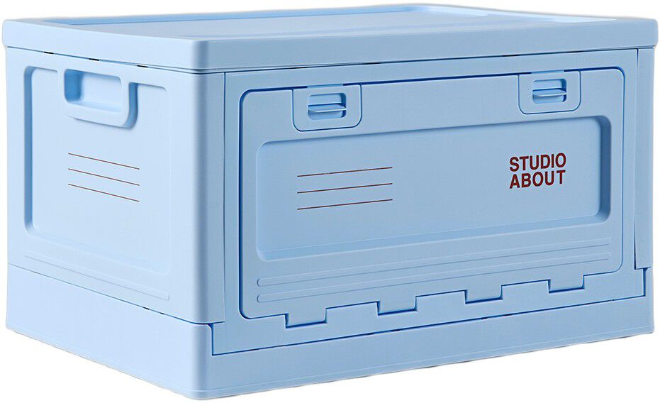 BOX, LARGE, LIGHT BLUE