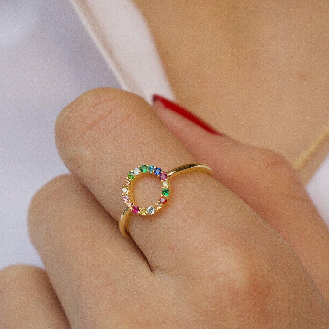 Partnership ring VERMEIL (925 Sterling silver gold plated 2. 5 micron)