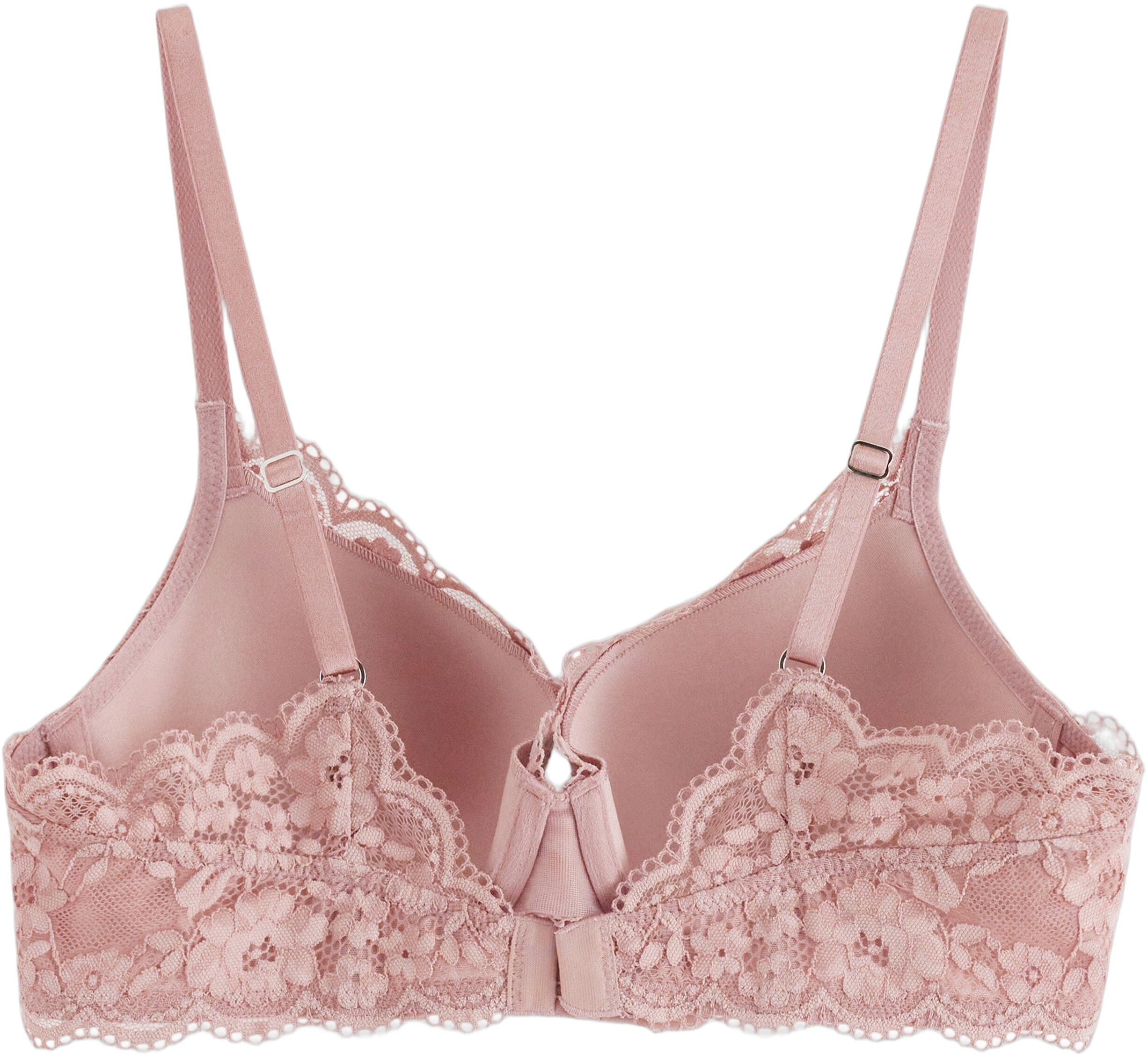 Lilja t-skjorte-BH med blonder