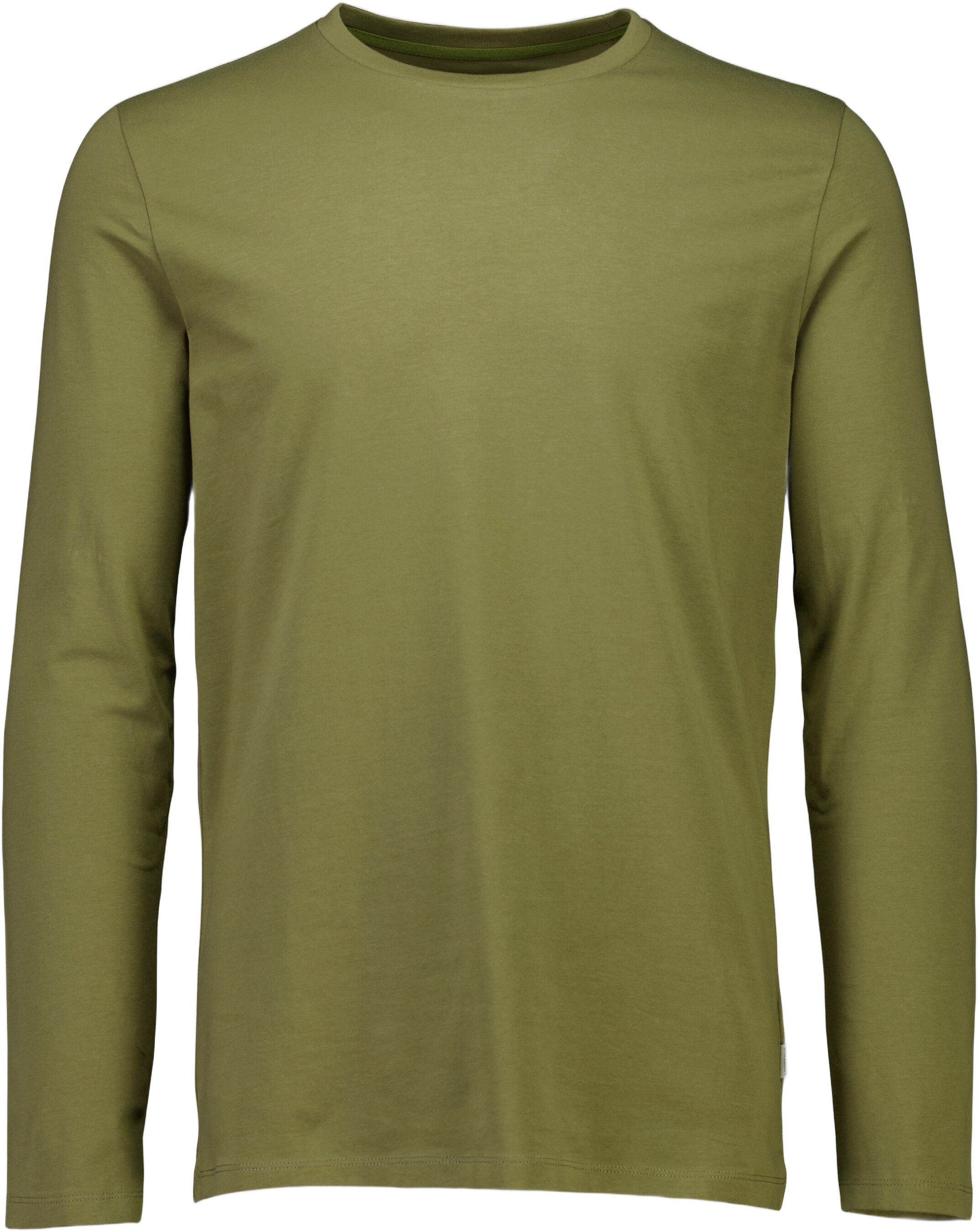 Basic o-neck stretch tee L/S