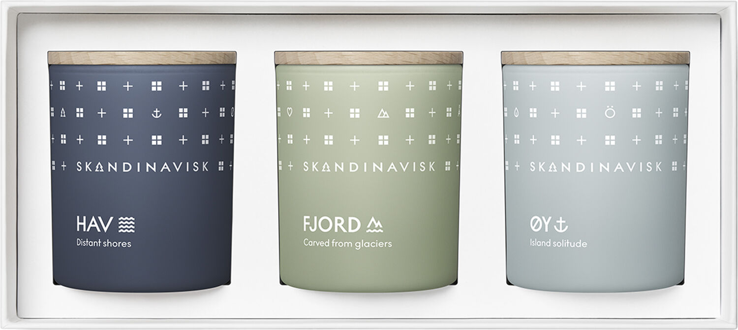 ESCAPE Mini Candle Giftset 65g x 3