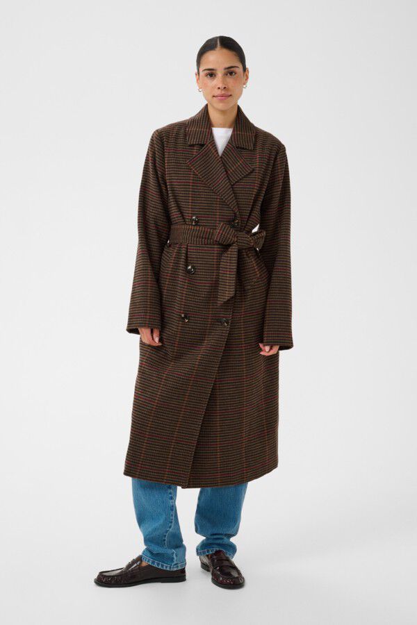 KAfanni Checked Coat