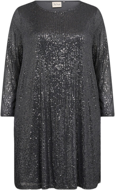 Curvy WA-KATHRINE 4 Kjole Mørk grå