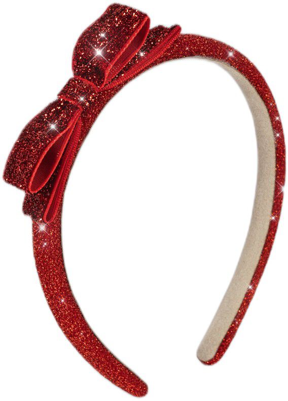 VELVET BOW HAIRBRACE