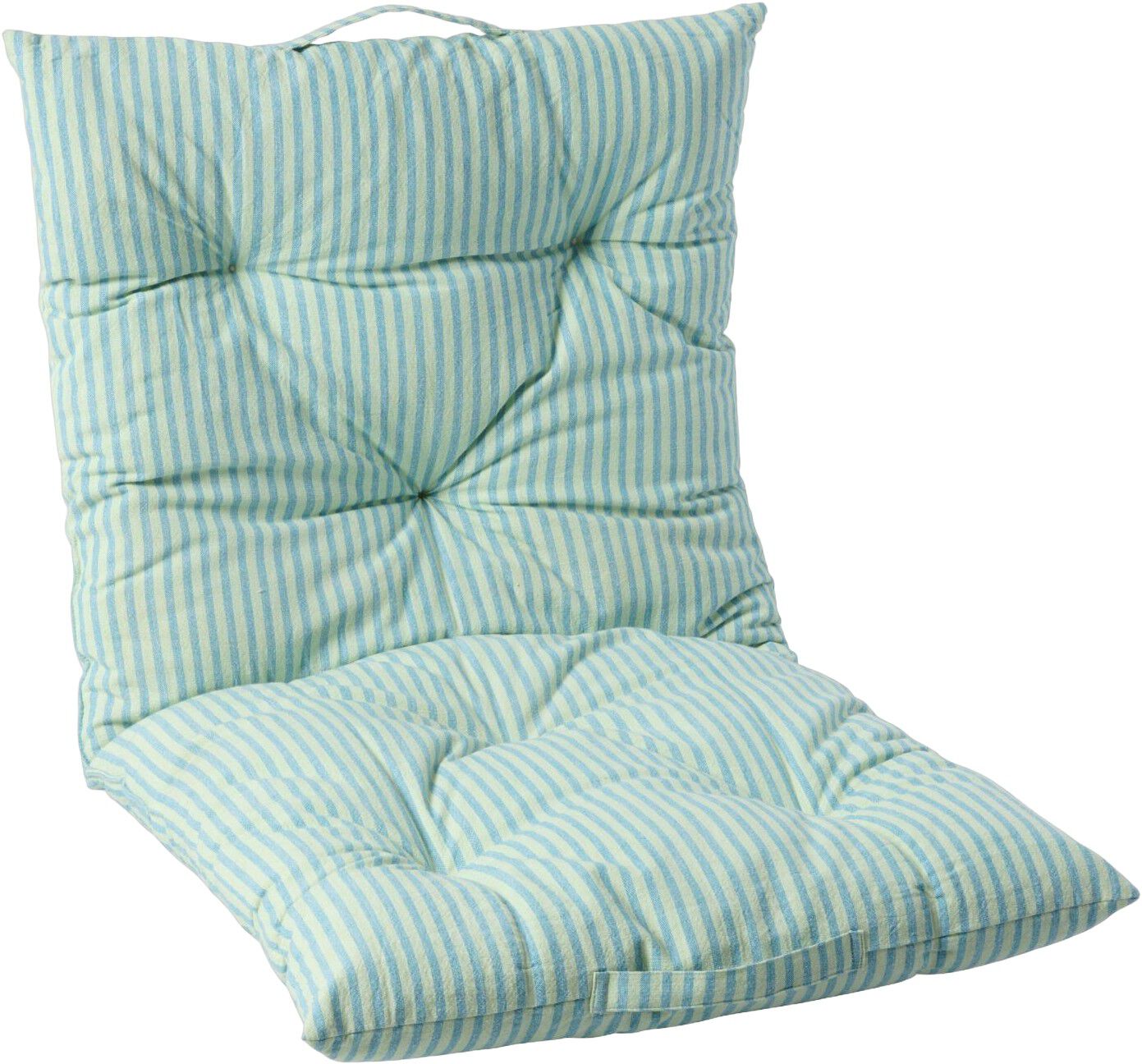 Madrashynde Linea m/lysegr&oslash;nne og bl&aring; smalle