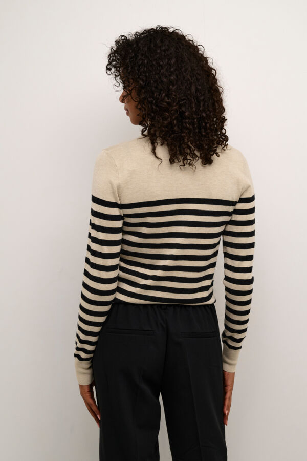 KAlizza Striped Roll Neck