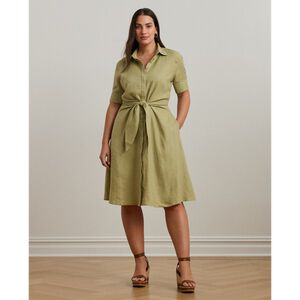 SOFT DRAPEY LINEN-DRESS