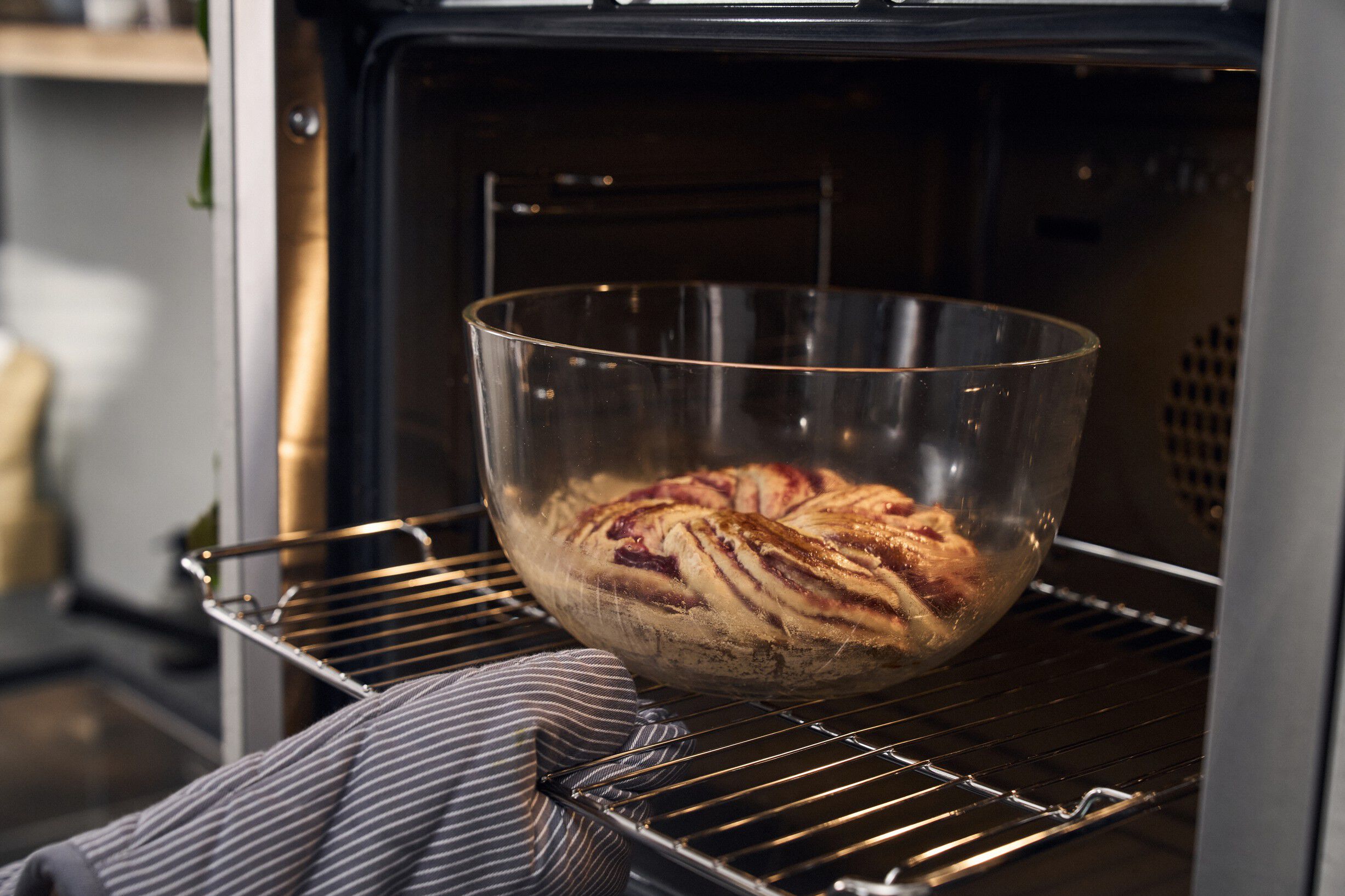 Fresh & Save BOWLS Vakuumsk&aring;l L / 26 cm, Glas, Gennemsigtig