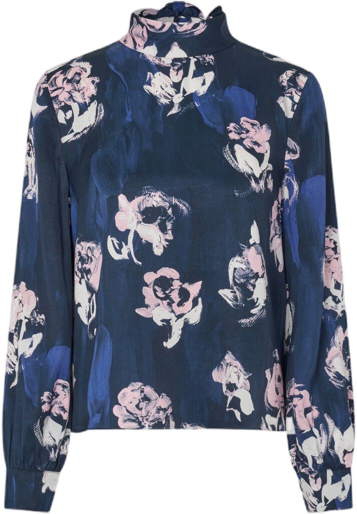 2263 Dry Viscose, Back Tie Blouse