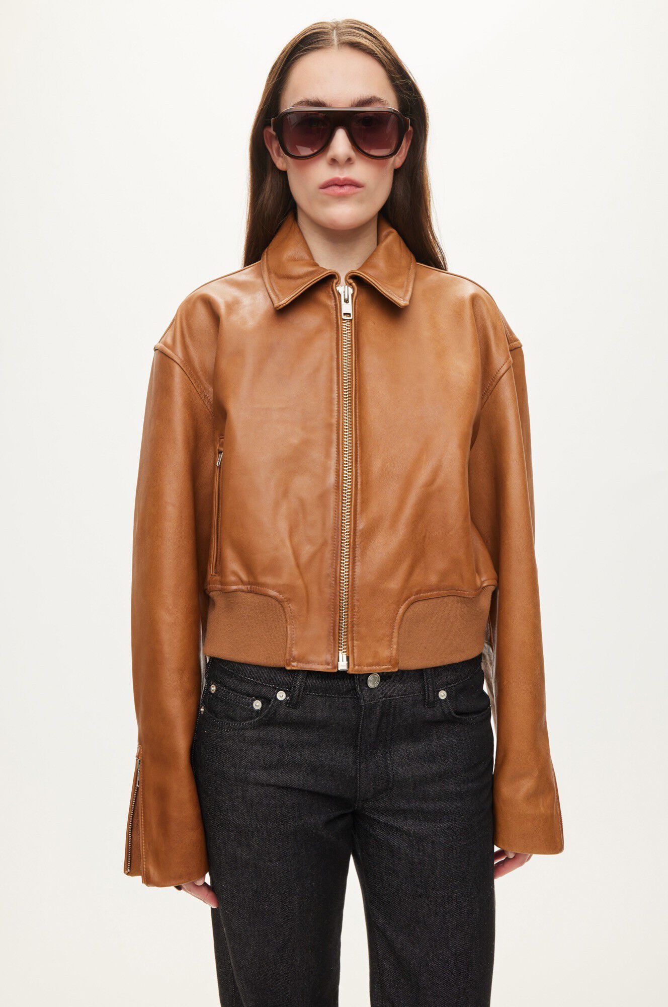 Marilyn Leather bomber