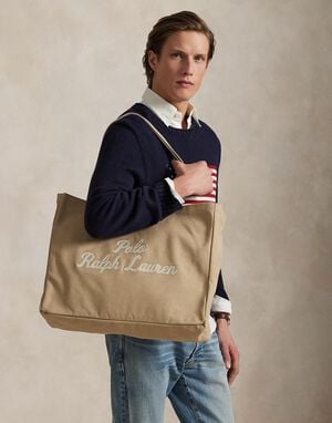 Embroidered Canvas Tote