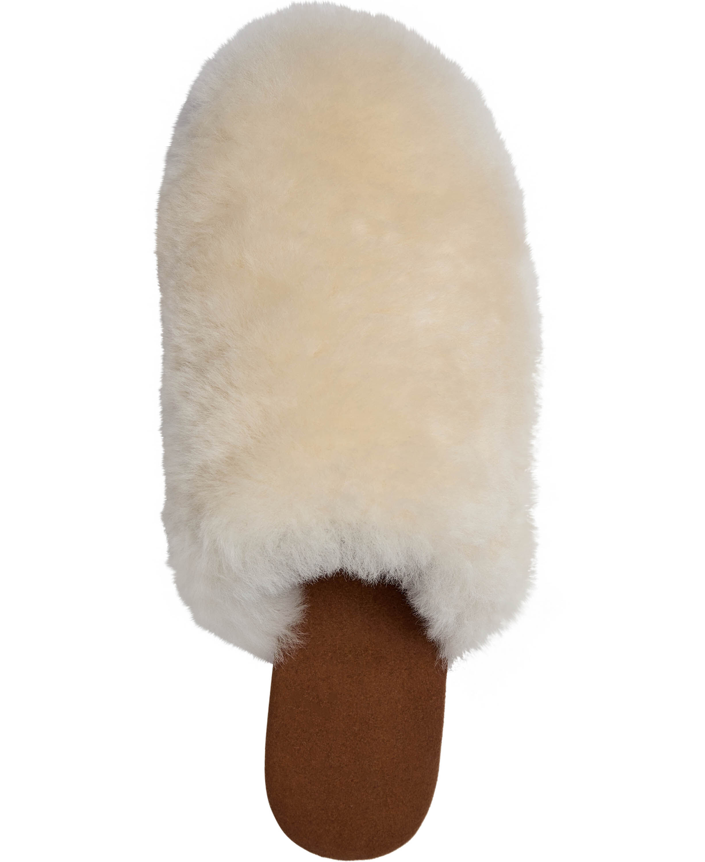 Slipper in Real sheepskin - Brown