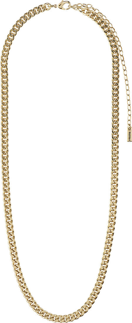 Halsk&aelig;de, Fuchsia, Guldbelagt