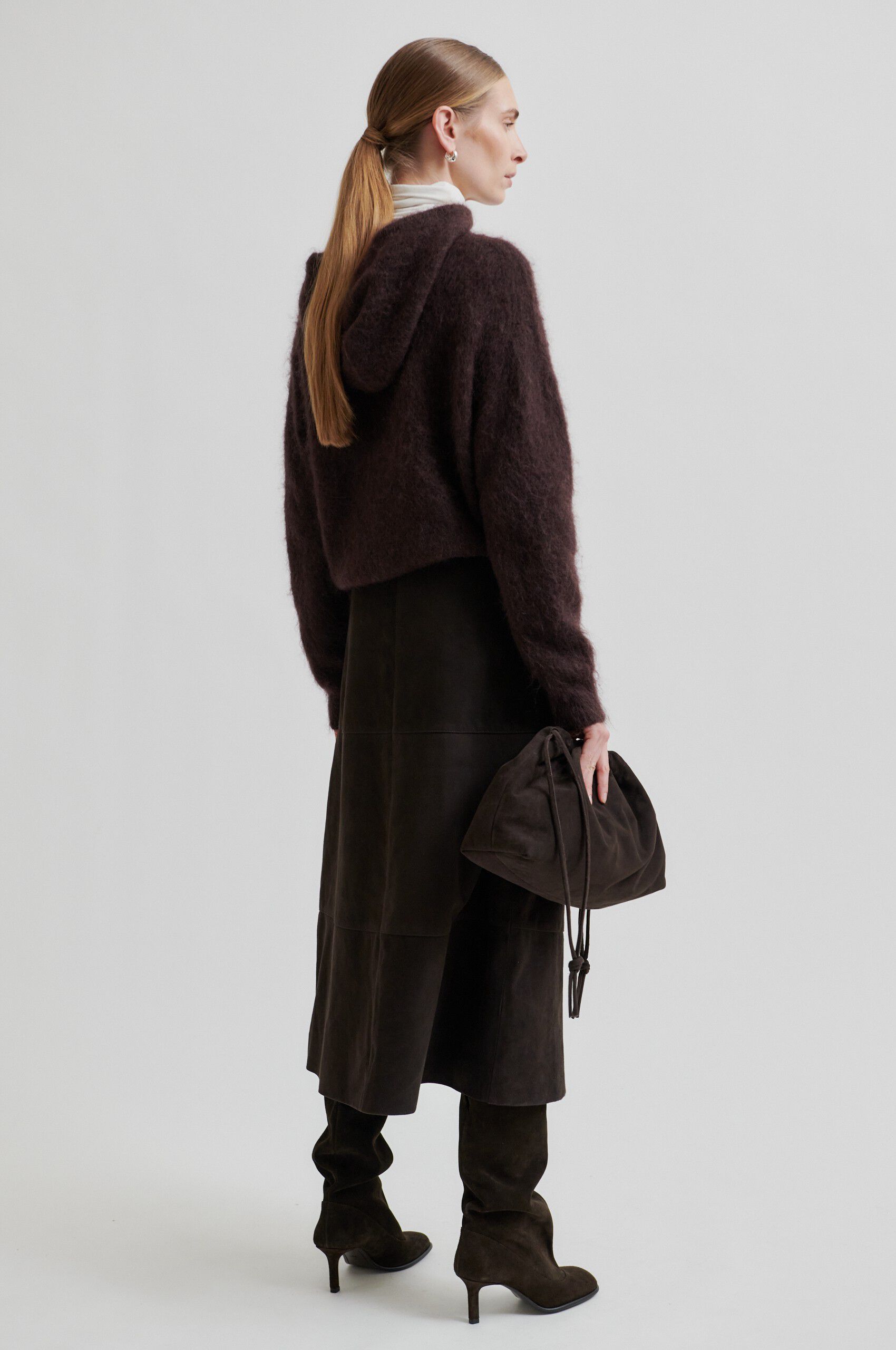 Anneleen Knit Hoodie