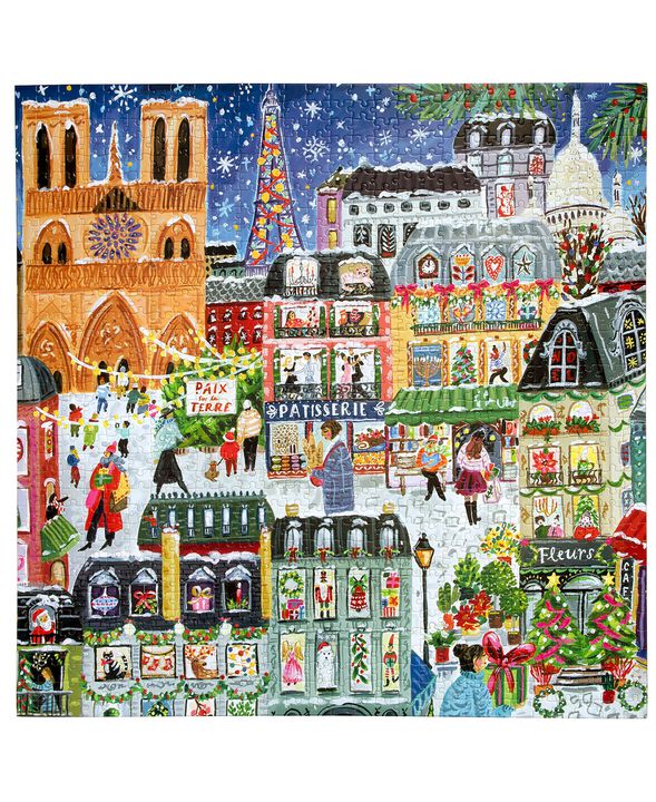 eeBoo - Puslespil 1000 brk - Paris Christmas