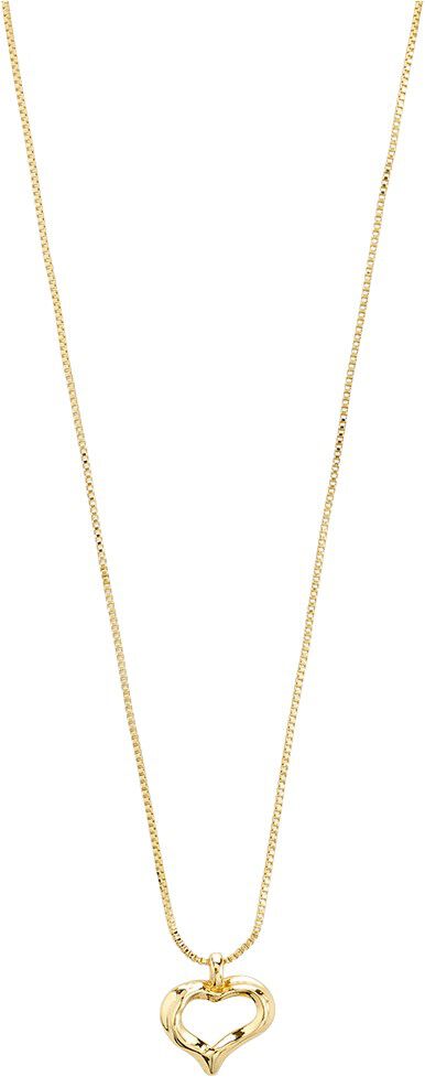 IRIS halsk&aelig;de guldbelagt