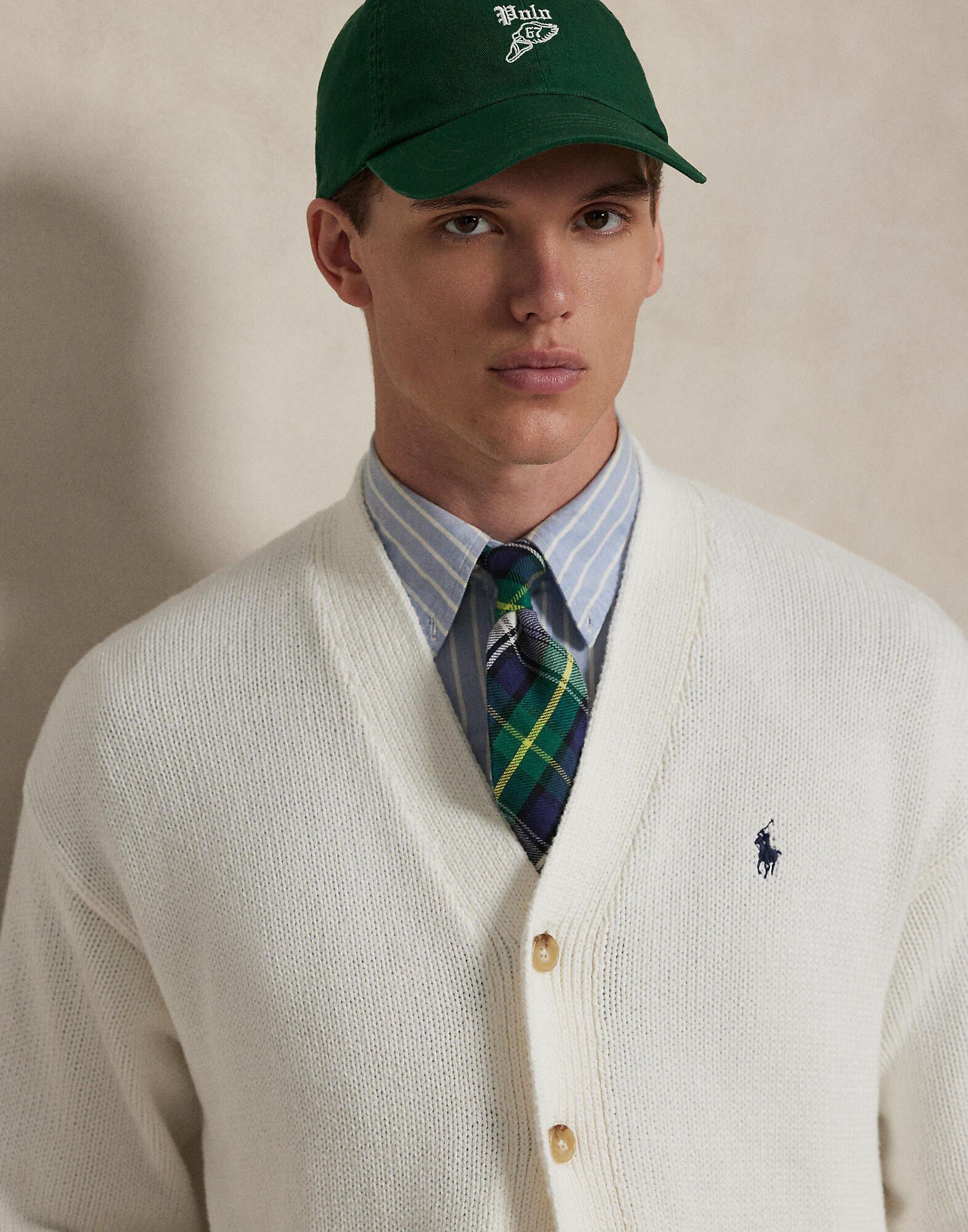 Relaxed Fit Cotton Cardigan