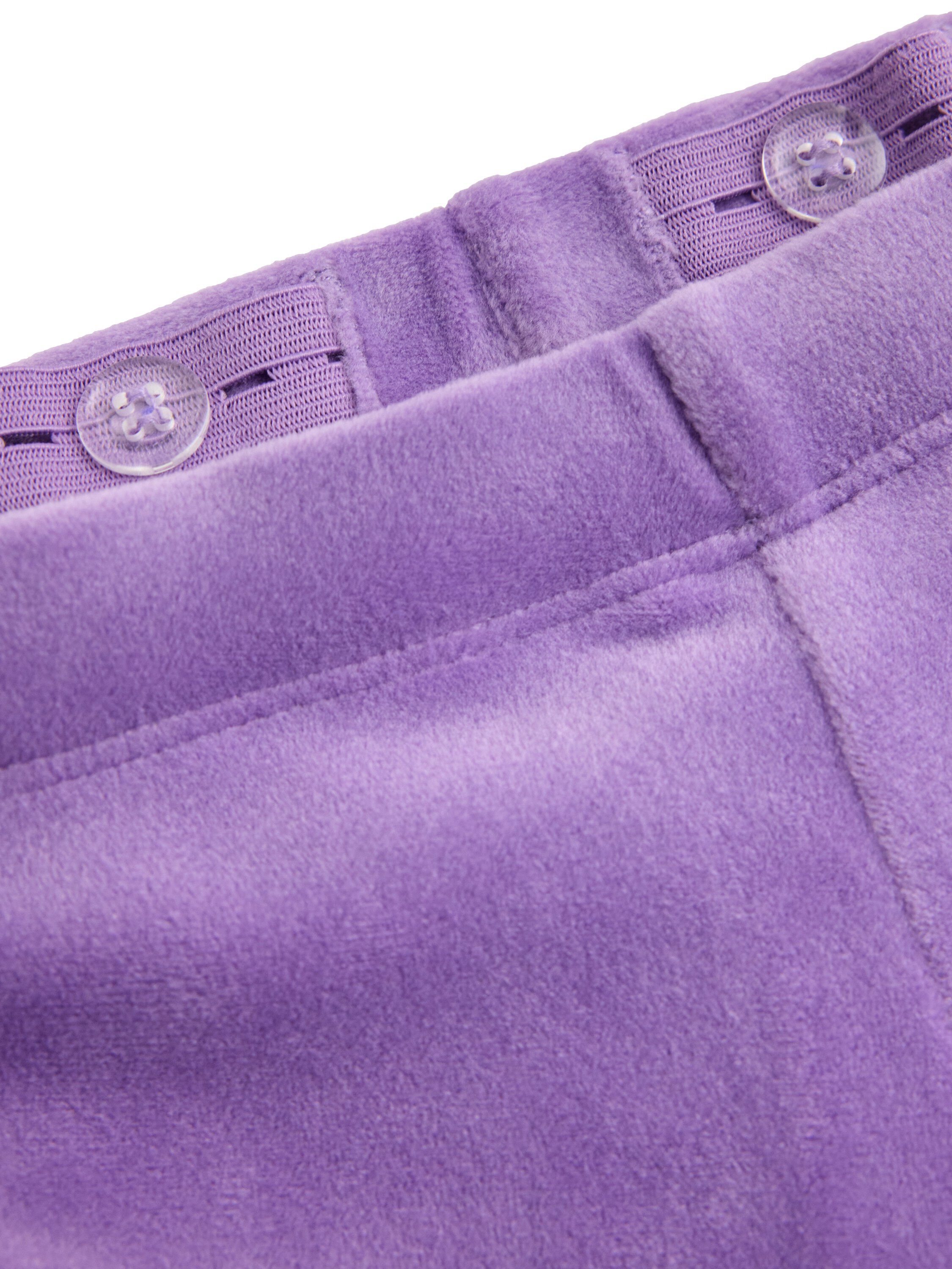 Bl&oslash;de velourleggings med justerbar,