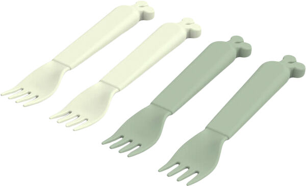 Kiddish gafler 4 stk. Raffi Grøn