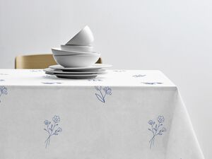 Duk 140 x 220 cm Charm White 100% spun polyester