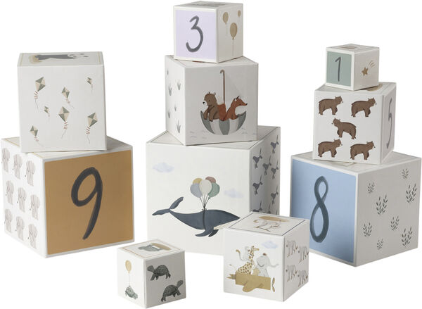 Stabelkasser, 10 stk. , World of Sebra