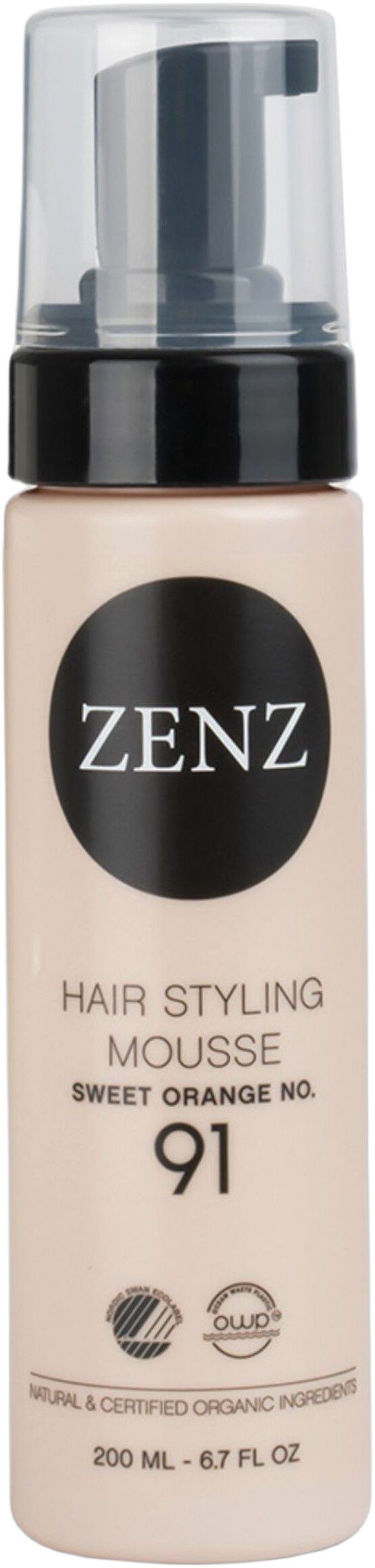 Zenz Organic Styling 91 Hair Styling Mousse Orange 200 ML