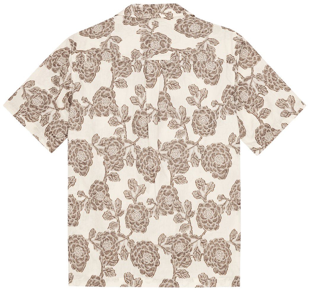 Lesley Flower Jacquard SS Shirt