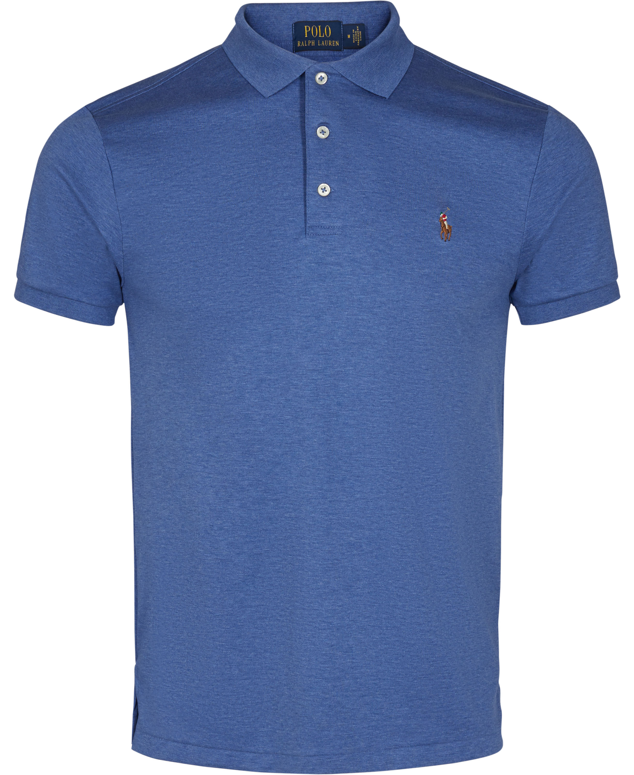 Pima polo-ssl-knit poloshirt