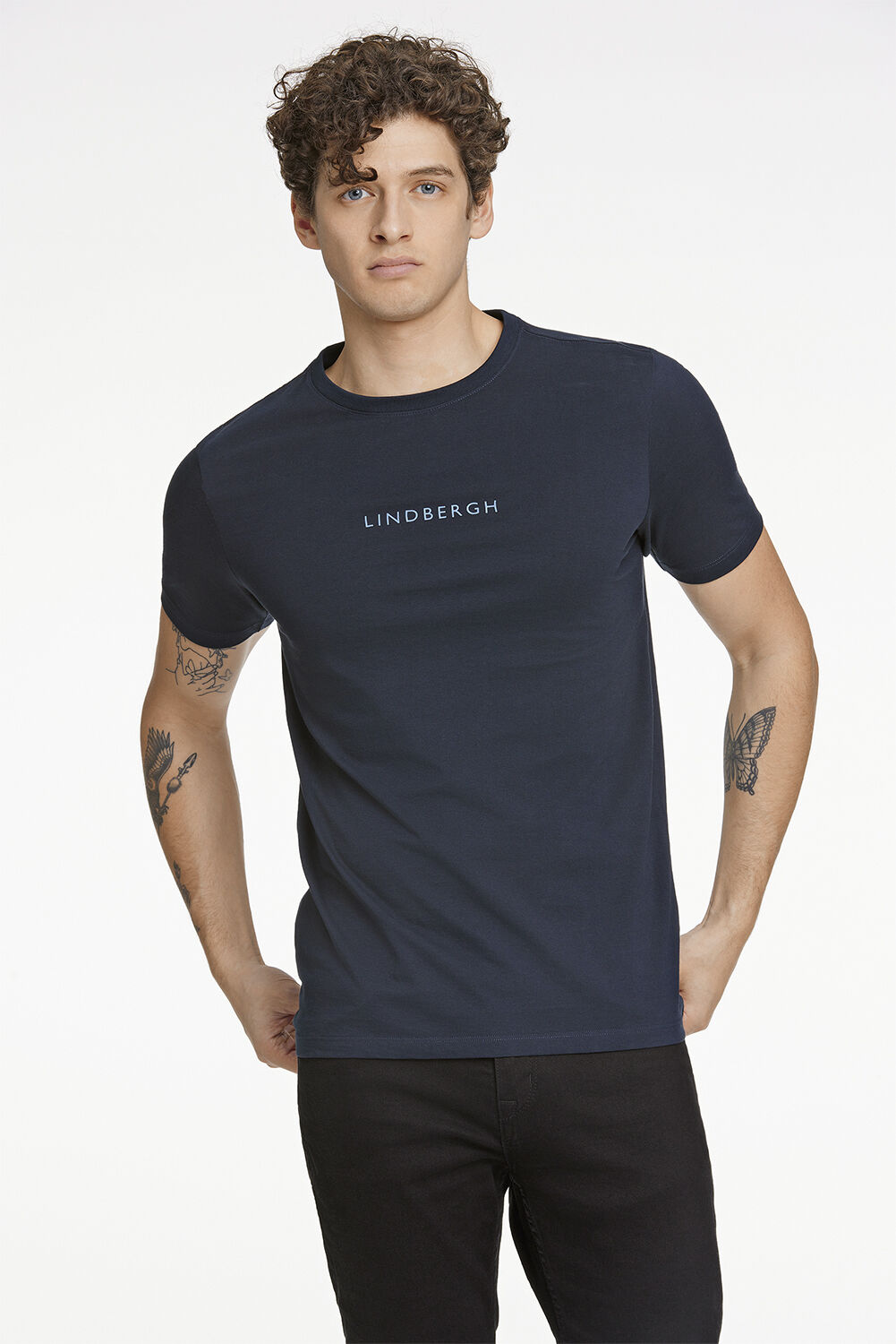 Lindbergh print tee S/S
