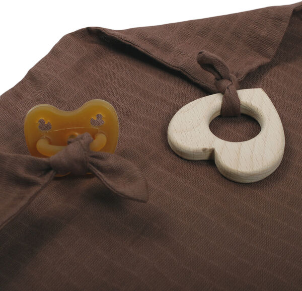 Figure blankie teether
