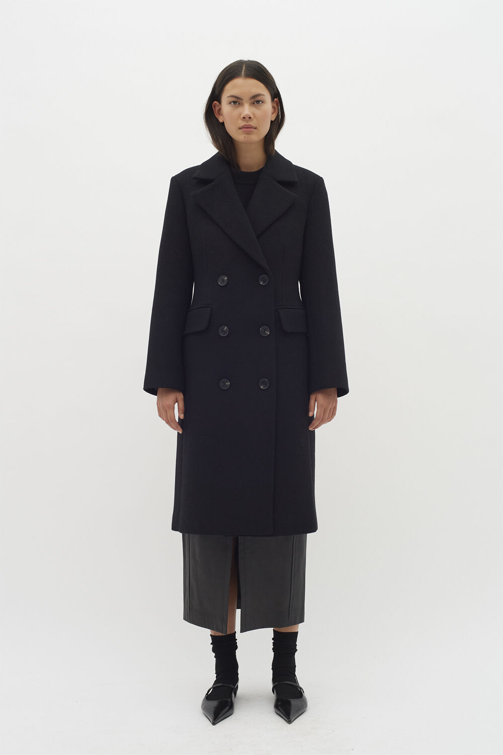 ThoraIW Wool Lapel Coat R