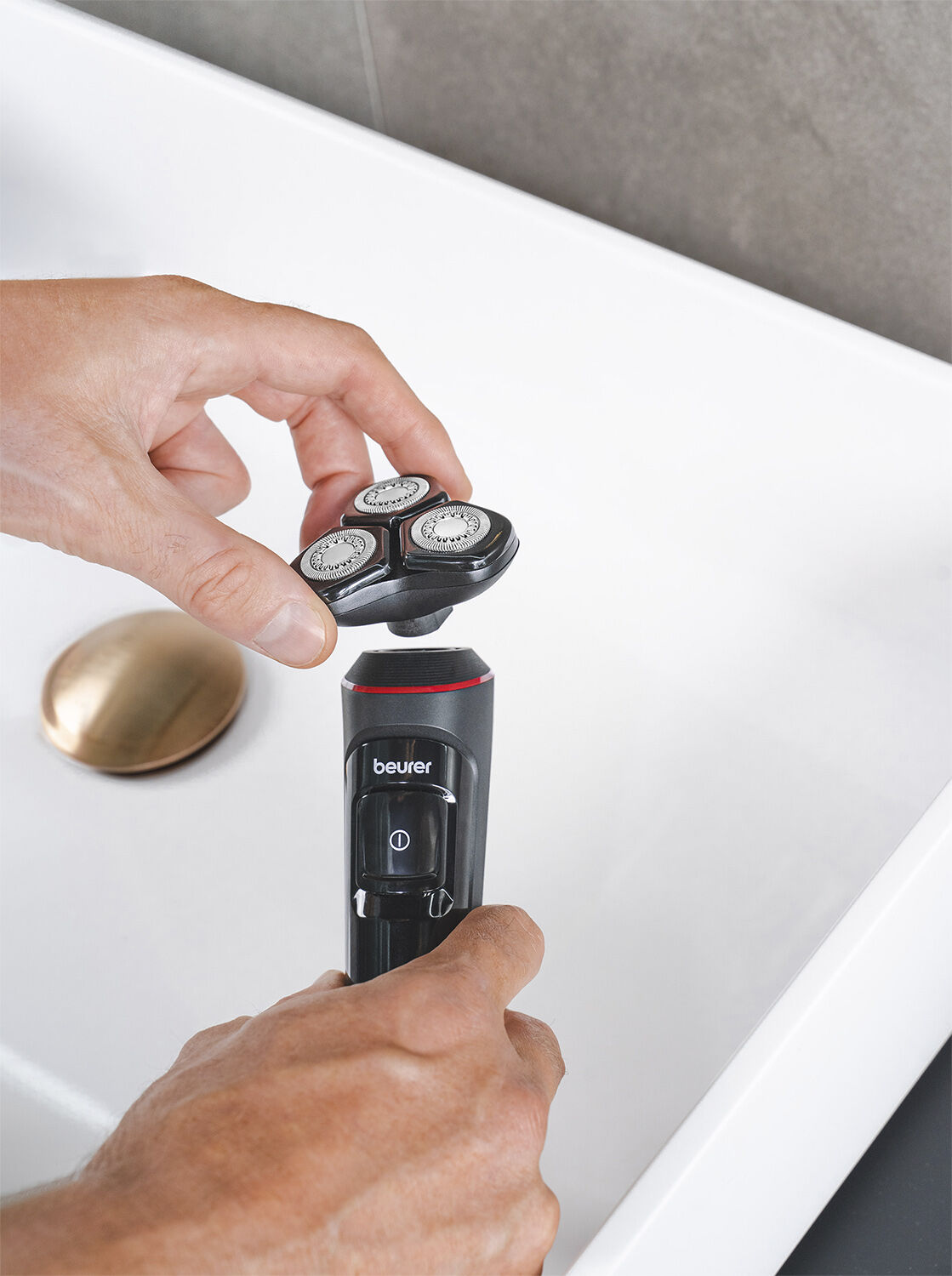 MN8X Men Care Barbermaskin med roterende hoder