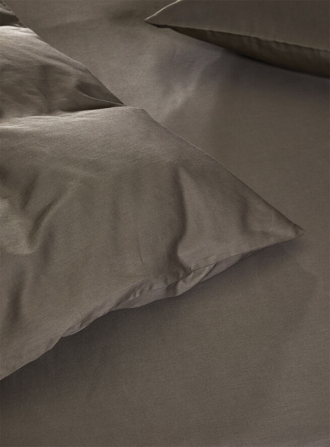 Harmoni stonewashed pudebetræk valnød