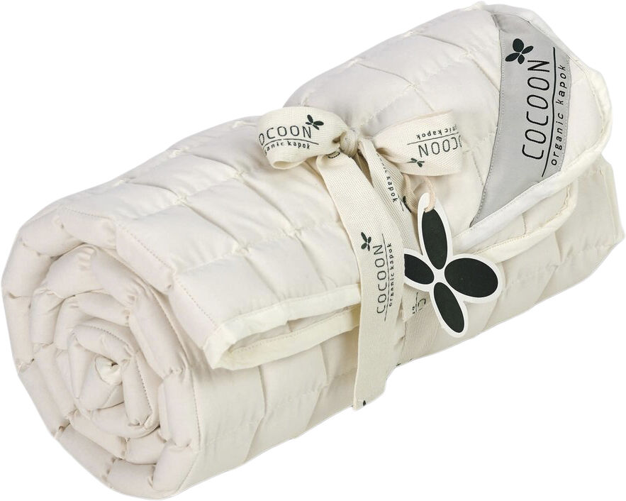 COCOON Kapok rullemadras, babyseng - 31x75 cm