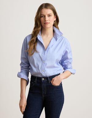 Y/D CTTN END ON END-WVN-SHIRT