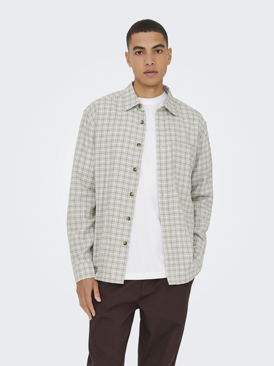 ONSGUDMUND LOOSE LS CHECKED SHIRT