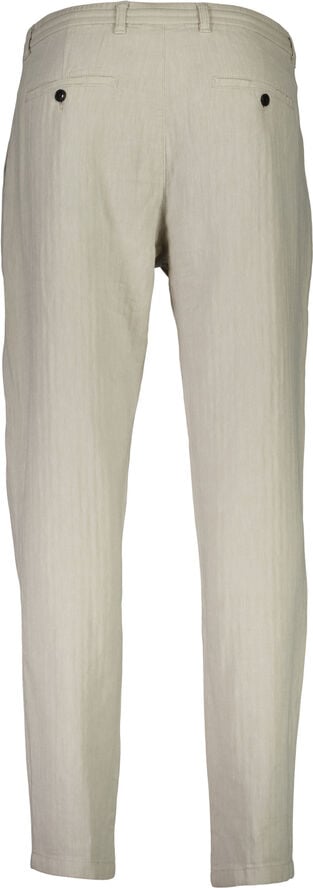 Linen blend herringbone pants
