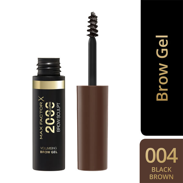 MAX FACTOR 2000 Calorie Volumizing Brow Gel Black Black Brown