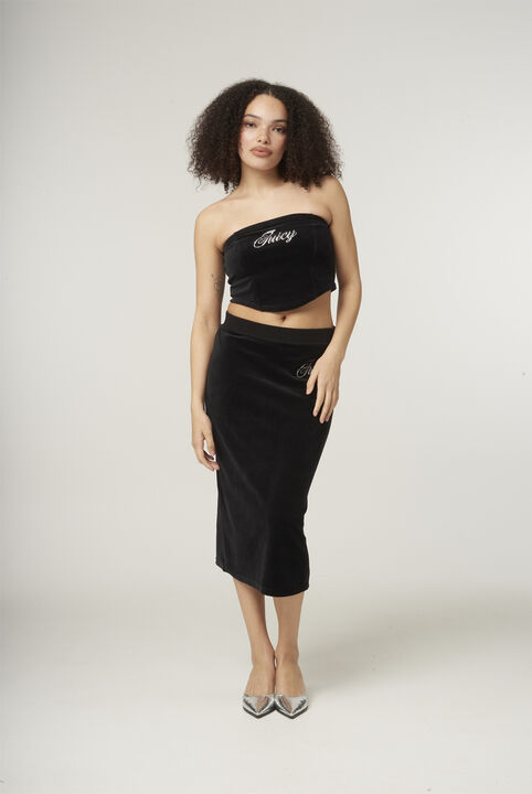 CVC ROSE COLUMN SKIRT