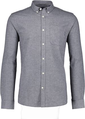 M&eacute;lange brushed shirt L/S