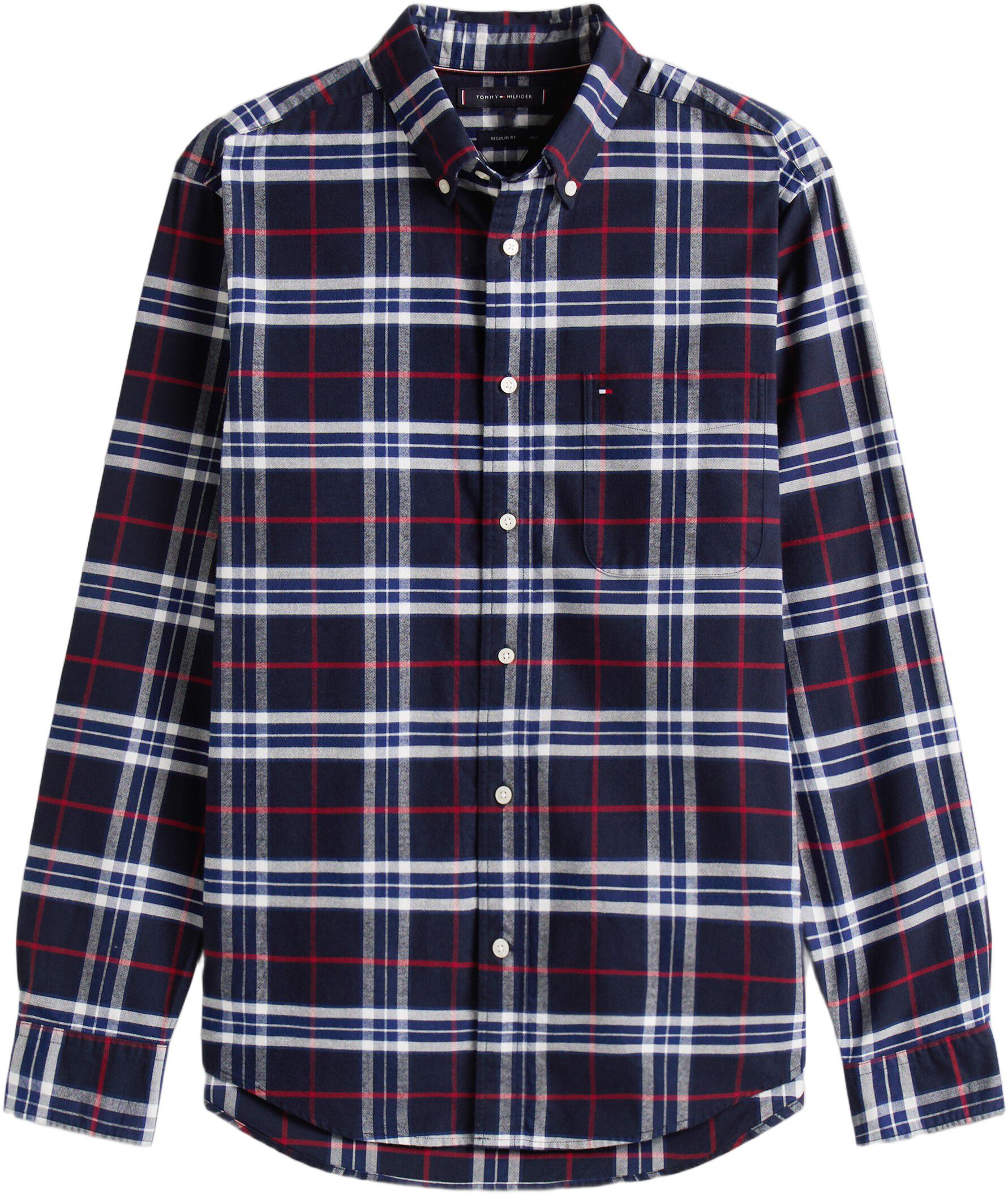BRUSHED OXFORD CHECK RF SHIRT